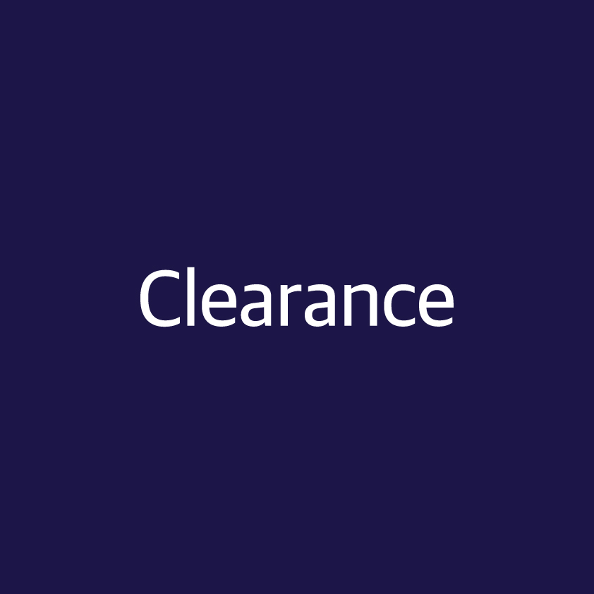  Clearance