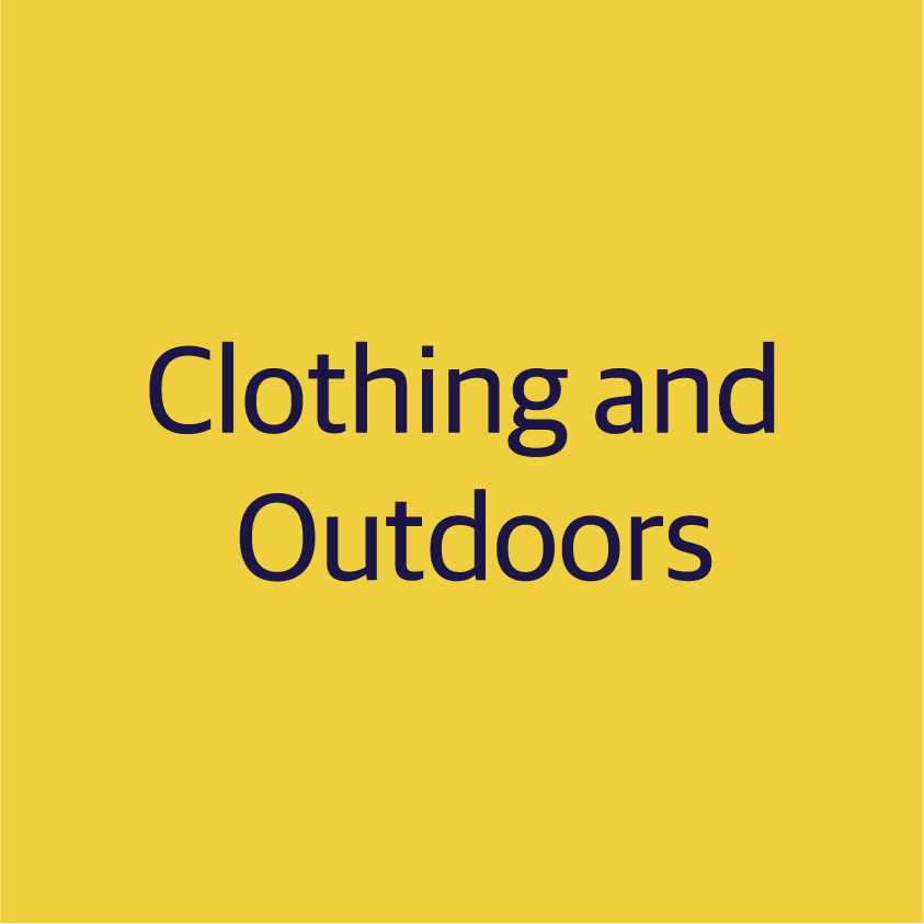 Clothing and Outdoors